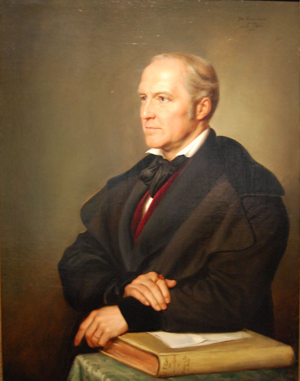 Retrato de Carl Gustav Carus de Julius Hubner