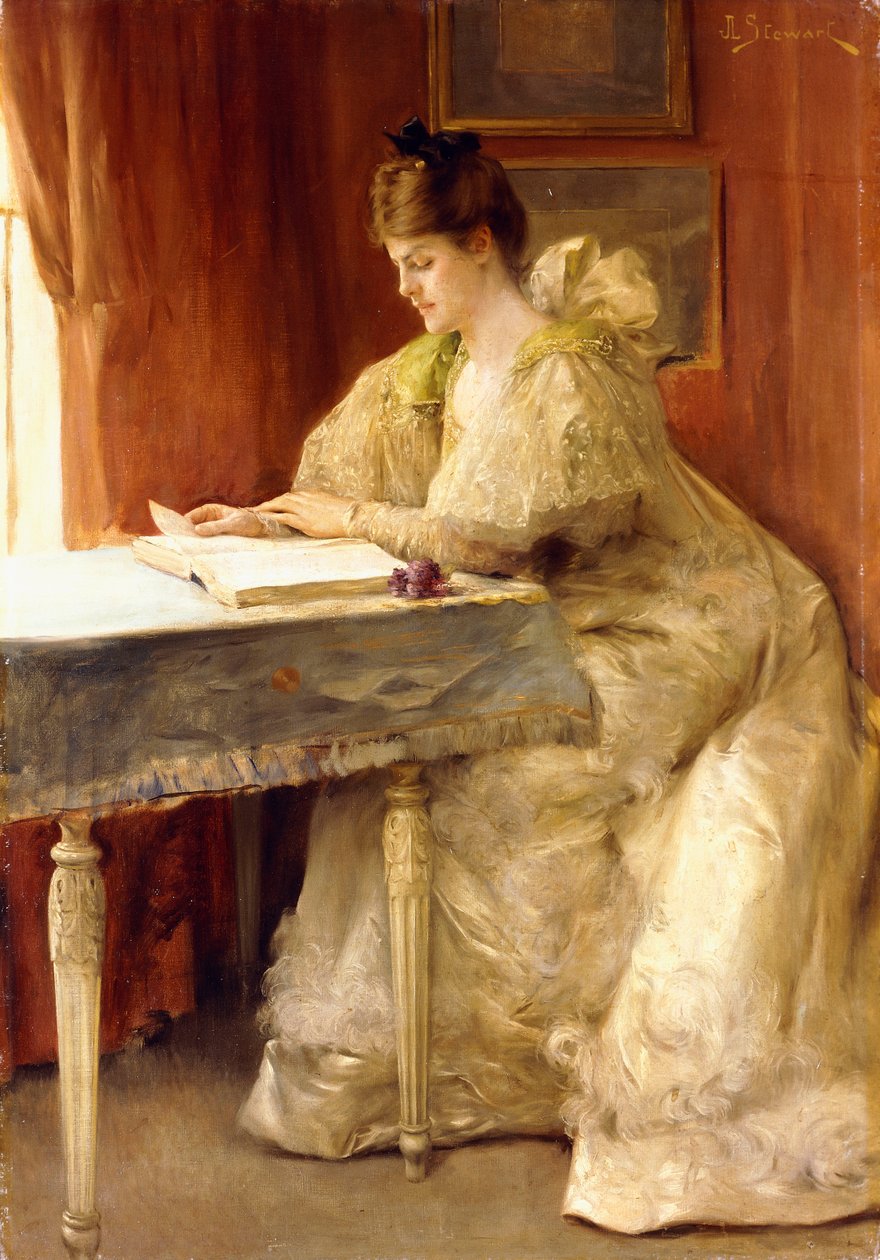 Retrato de uma senhora, de Julius Leblanc Stewart
