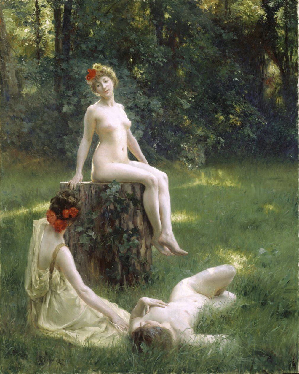 The Glade, 1900 de Julius Leblanc Stewart
