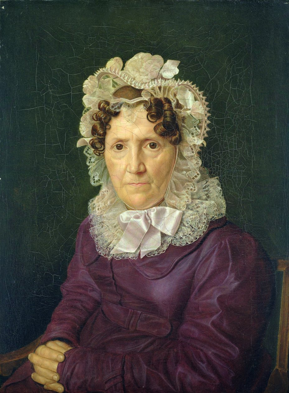 Angel Sophia Hase, a tia do artista, 1828 de Julius Oldach