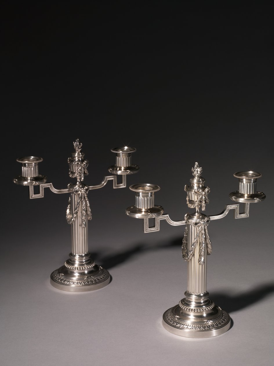 Candelabro, empresa de Peter Carl Fabergé de Julius Rappoport