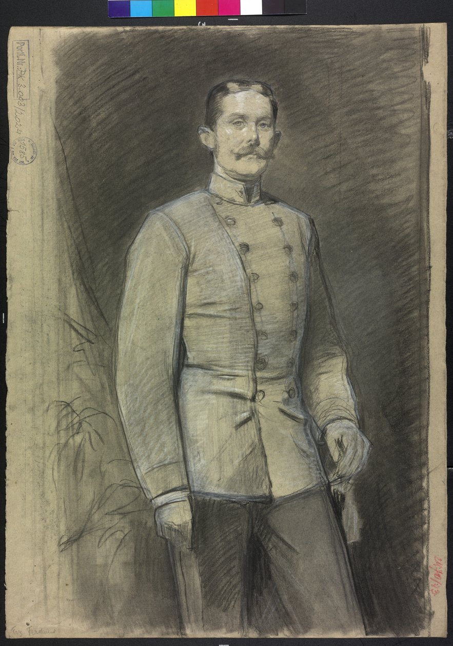 Arquiduque da Áustria-Este Franz Ferdinand de Julius Schmid
