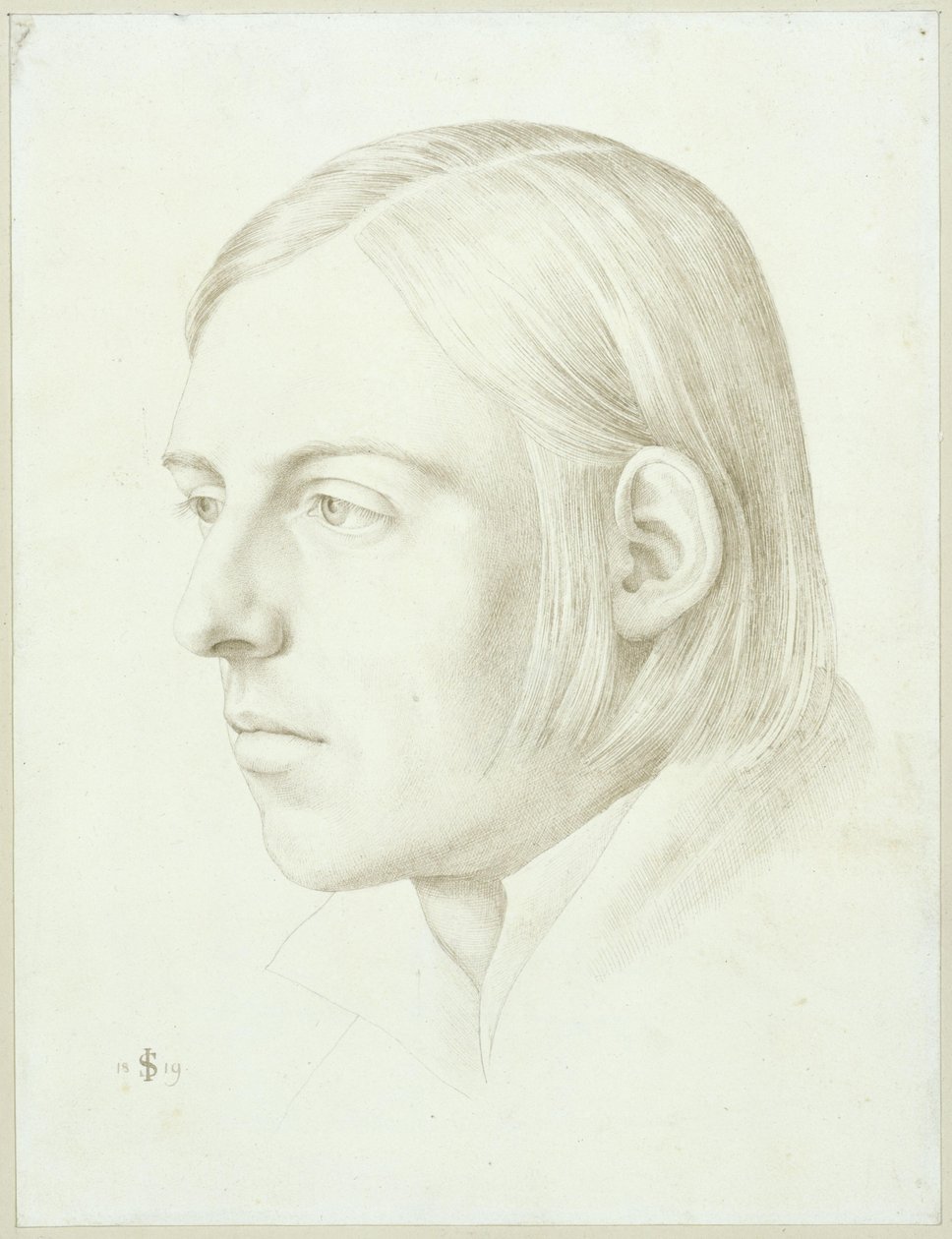 Retrato de Scheffer von Leonardshoff de Julius Schnorr von Carolsfeld