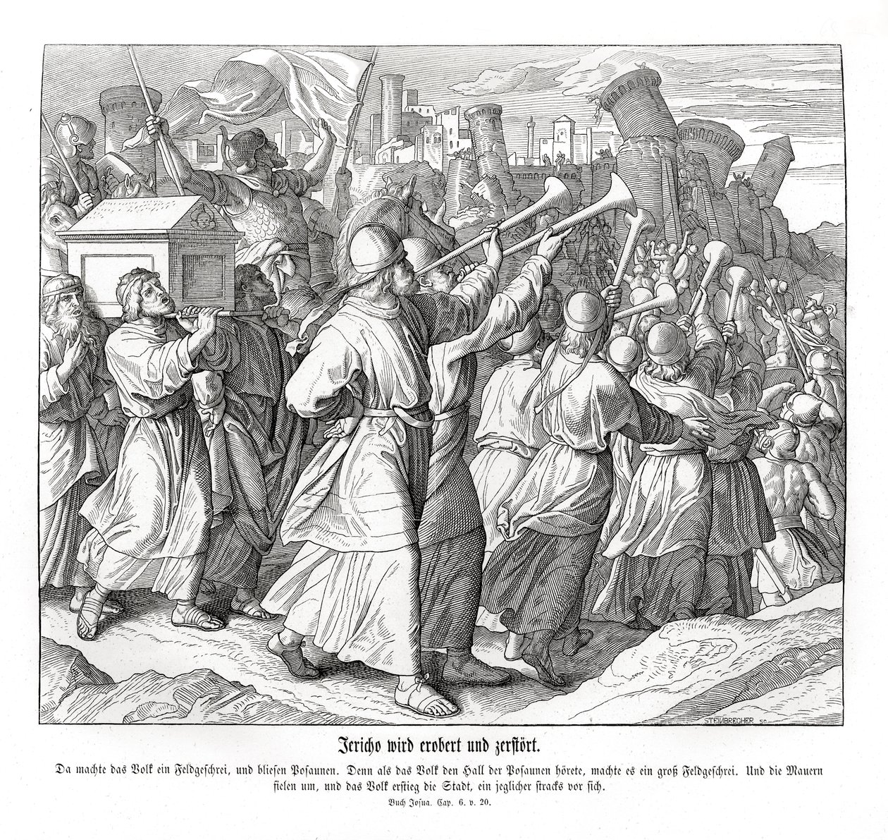 Queda de Jericó, Joshua de Julius Schnorr von Carolsfeld