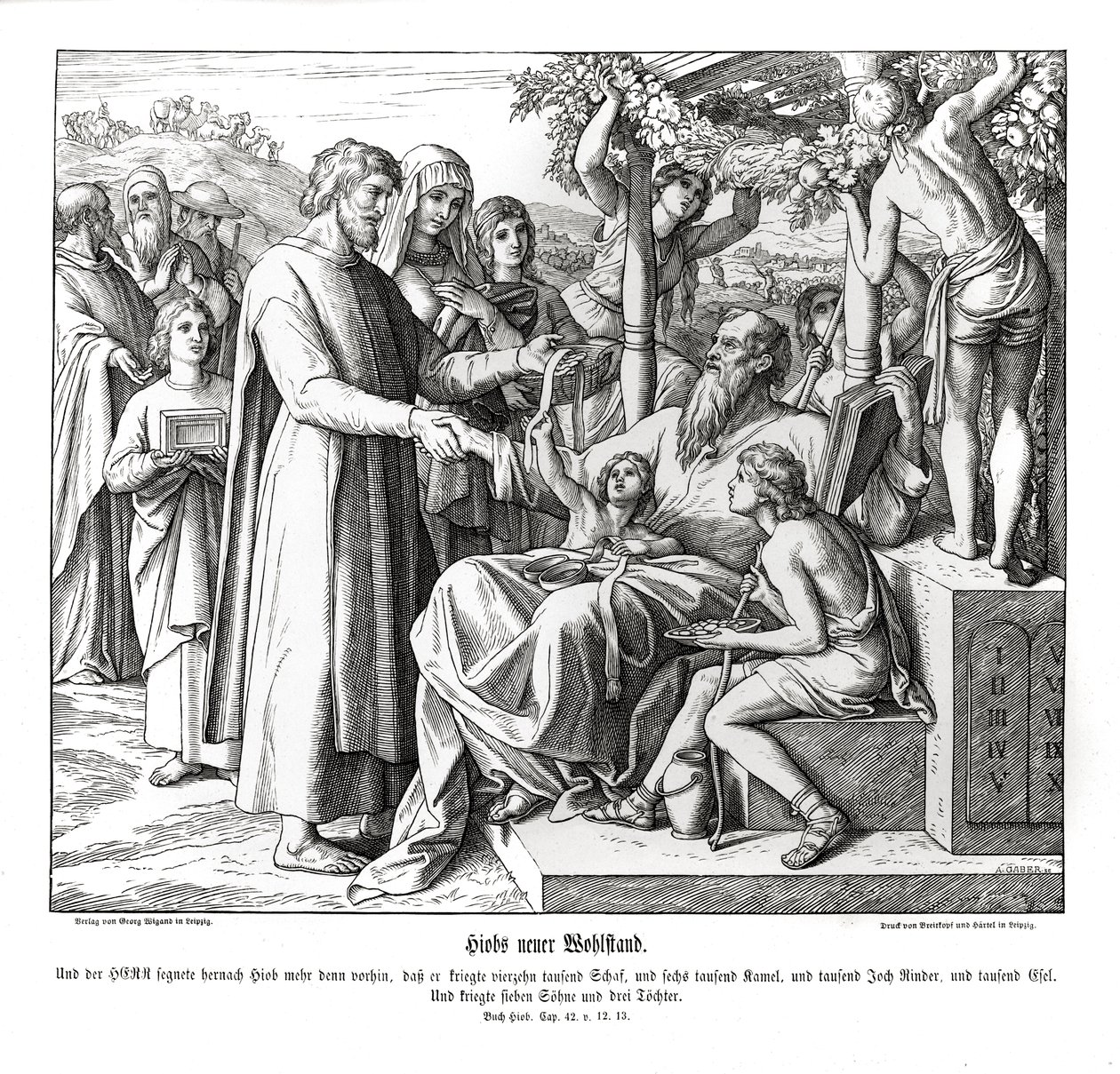 Trabalho é recompensado, Trabalho de Julius Schnorr von Carolsfeld