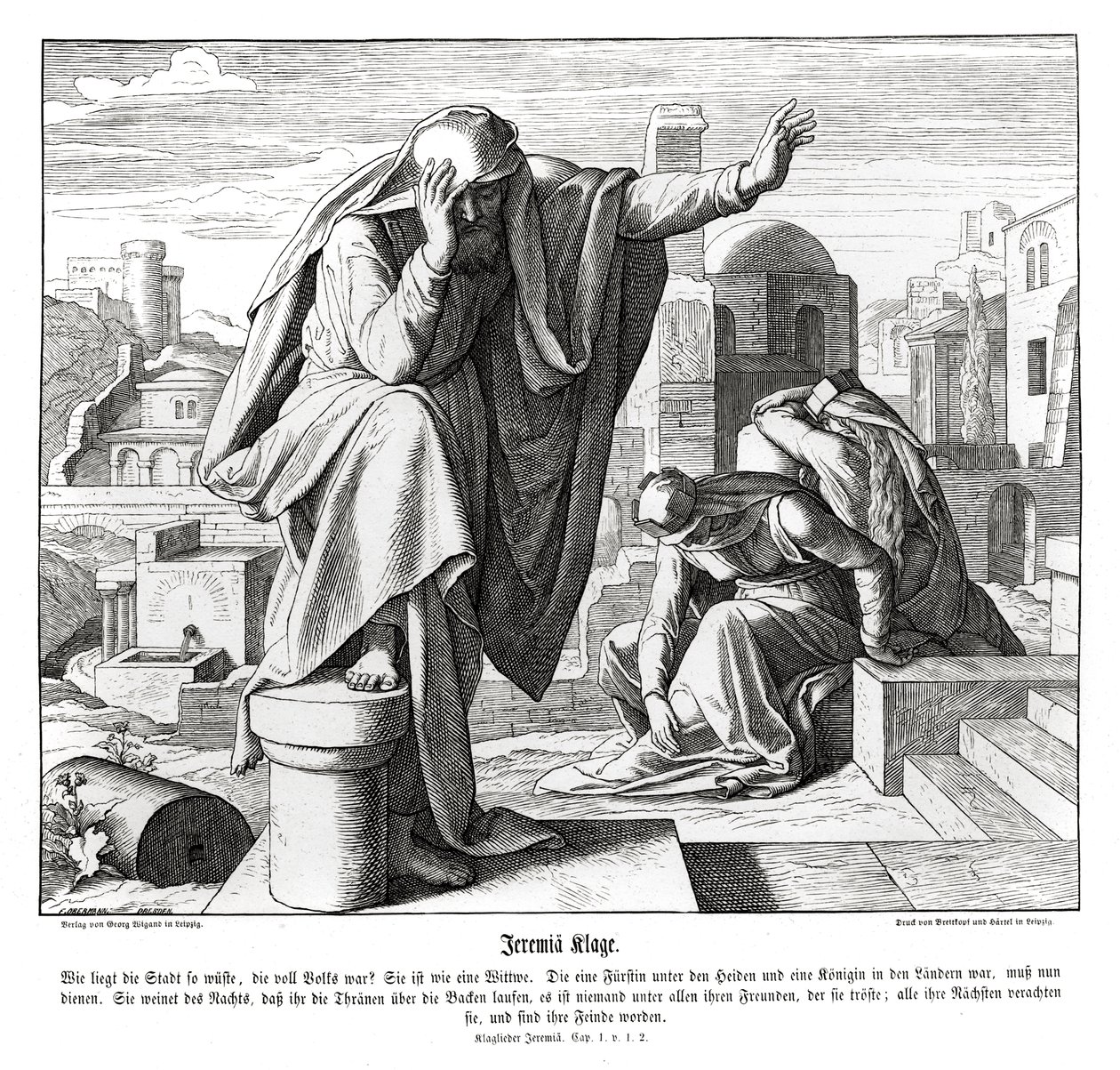 Lamentações de Julius Schnorr von Carolsfeld