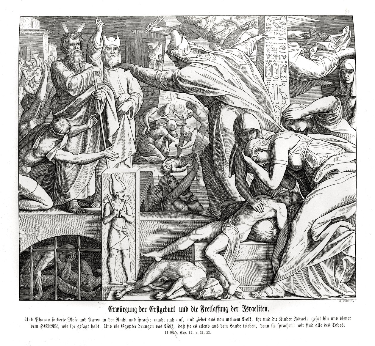 Páscoa, Êxodo de Julius Schnorr von Carolsfeld