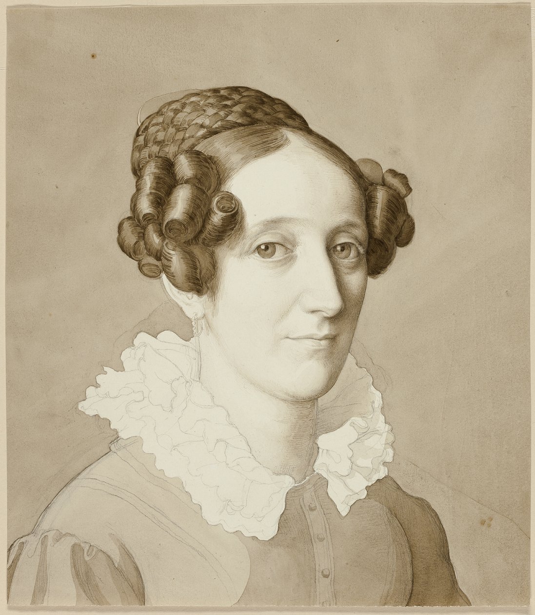 Retrato de uma mulher de Julius Schnorr von Carolsfeld