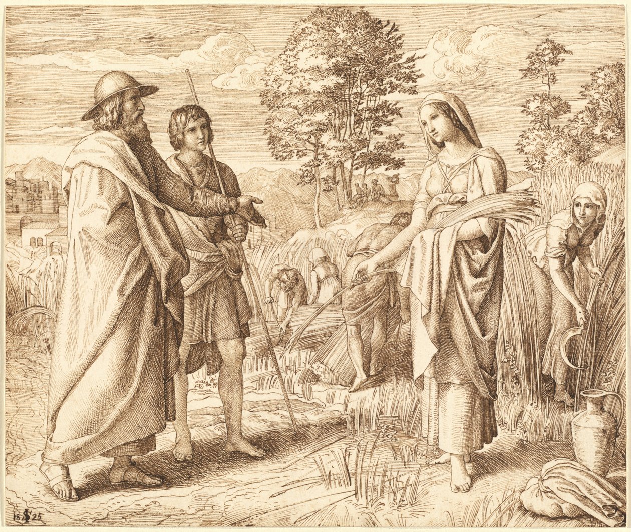 Rute e Boaz de Julius Schnorr von Carolsfeld