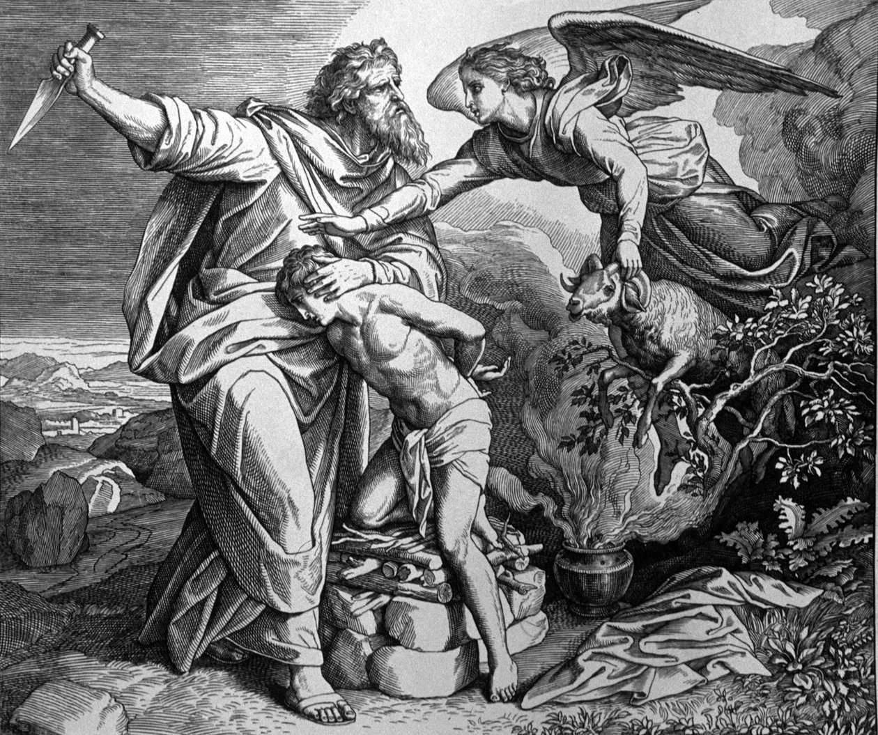 Sacrifício de Isaac de Julius Schnorr von Carolsfeld
