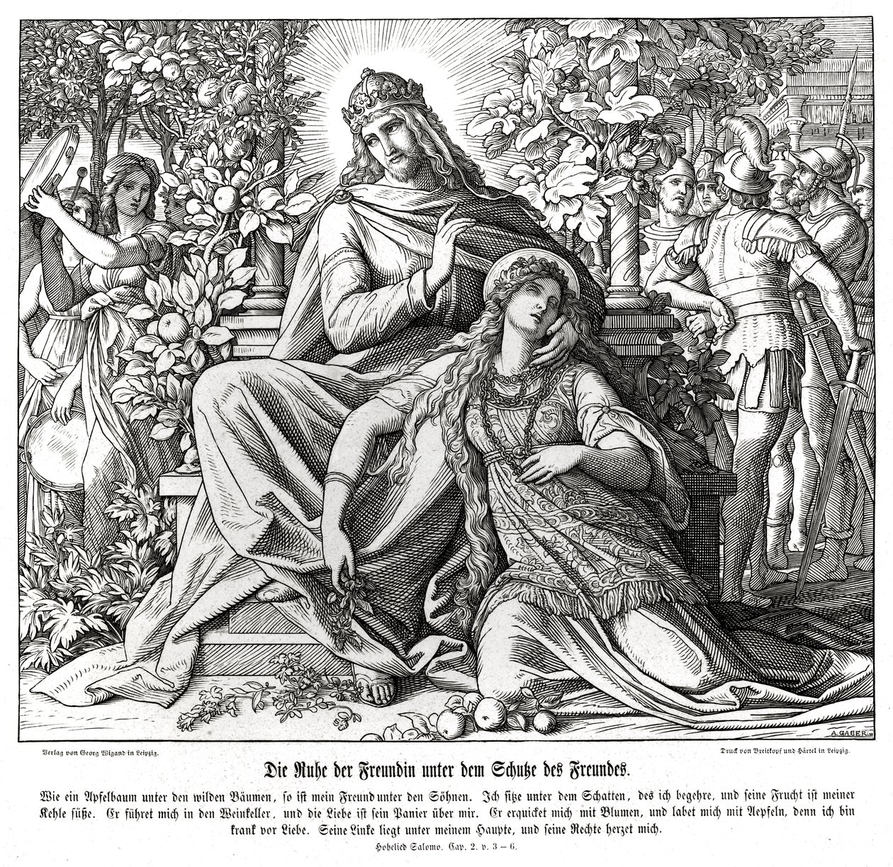 Música de Salomão de Julius Schnorr von Carolsfeld
