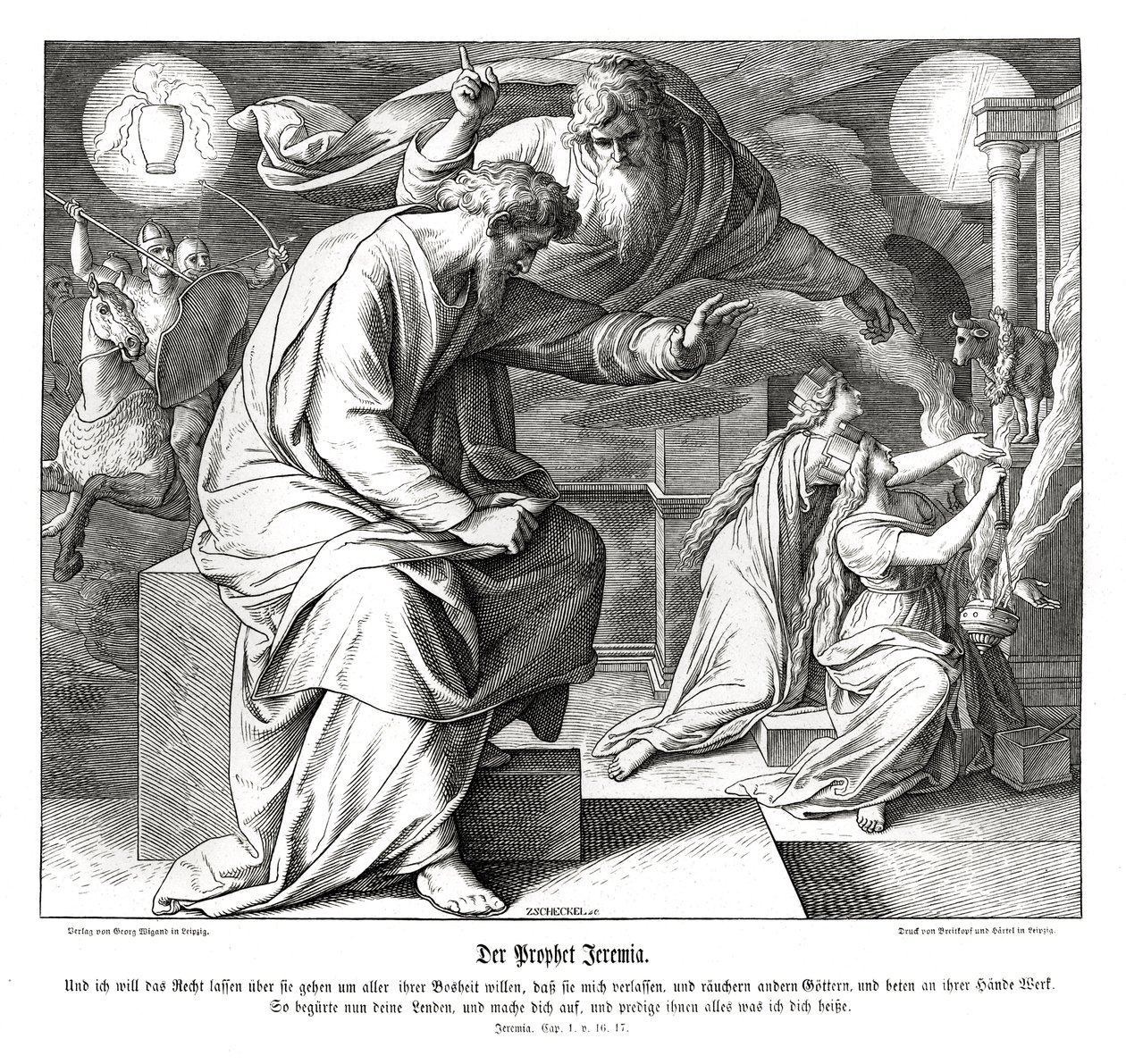 O Profeta Jeremias de Julius Schnorr von Carolsfeld