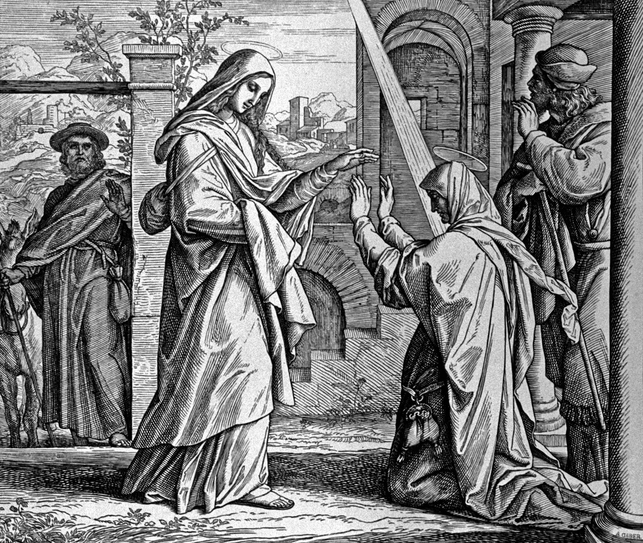 Visitação de Maria de Julius Schnorr von Carolsfeld