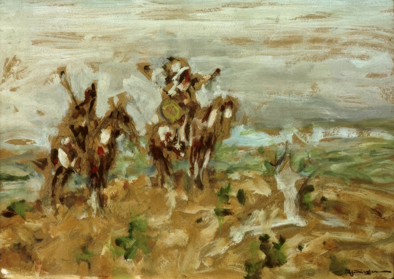 Batedor dos índios Blackfoot de Julius Seyler