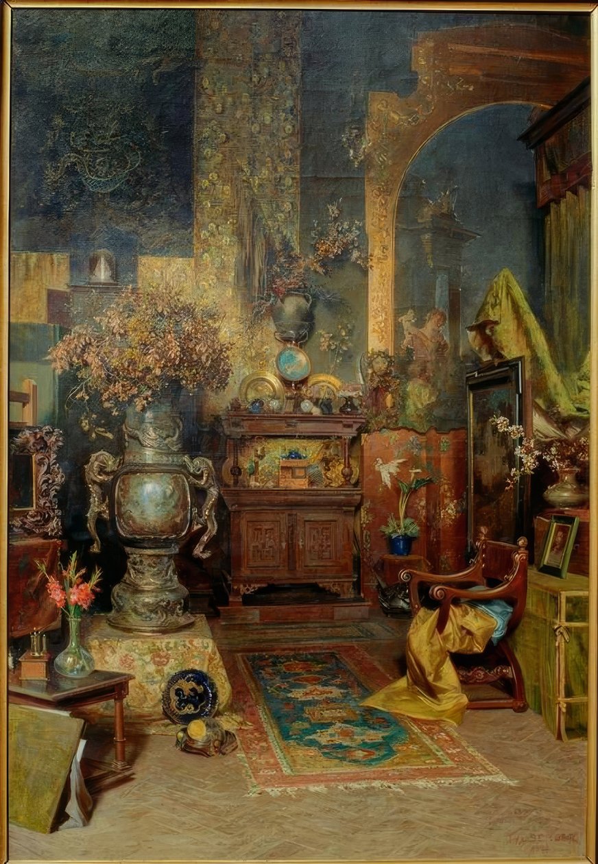 Atelierinterieur de Julius Victor Berger