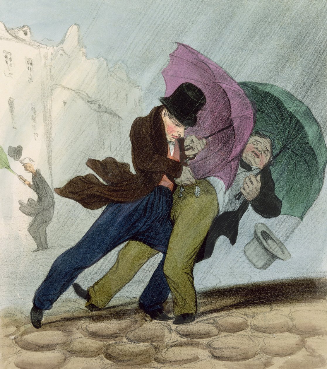 A viagem do guarda-chuva, de &39;Flibustiers Parisiens&39; de Junca