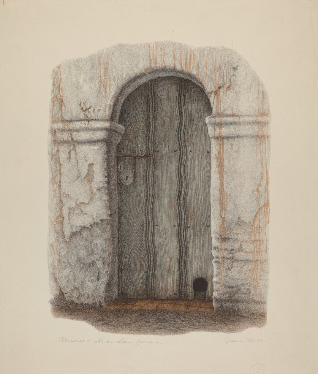 Porta da Missão San Juan de June Dale