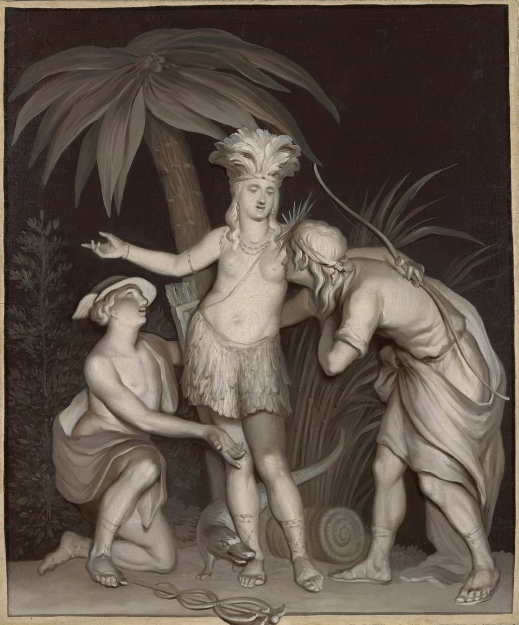 Alegoria do comércio com a América de Jurriaan Andriessen