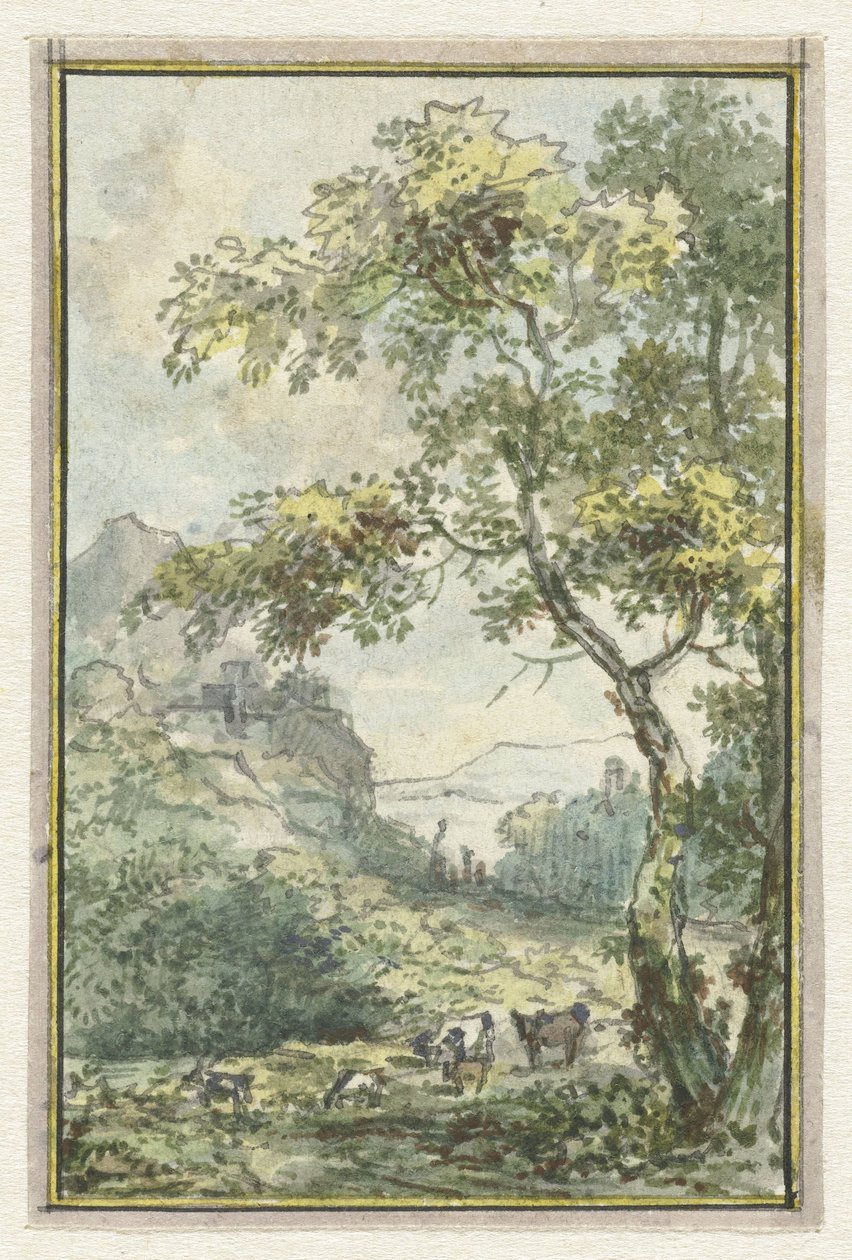 paisagem com gado de Jurriaan Andriessen