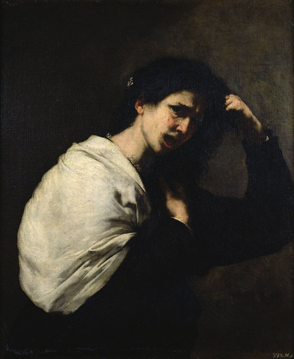 Uma mulher desesperada, 1638 de Jusepe de Ribera
