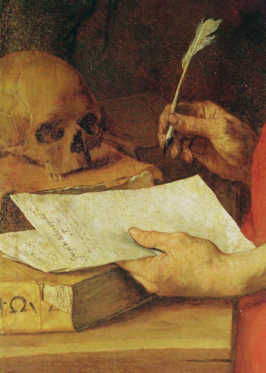 Detalhe de São Jerônimo (detalhe de 169667) de Jusepe de Ribera