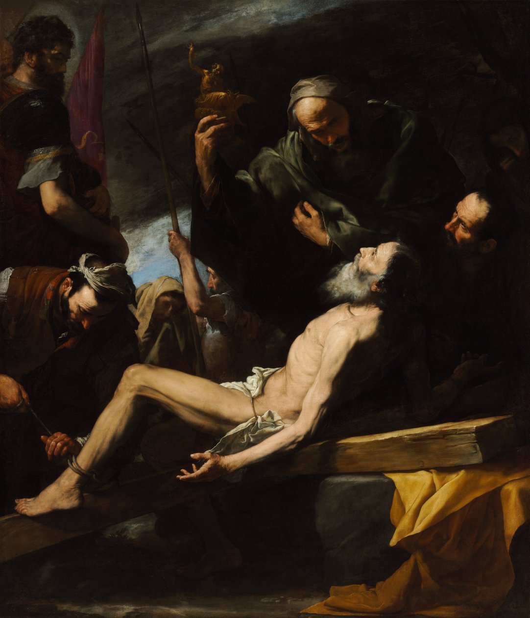 Martírio de Santo André (Museu de Belas Artes de Budapeste, 1628. Óleo sobre tela, 209 x 183 cm) .jpg de Jusepe de Ribera