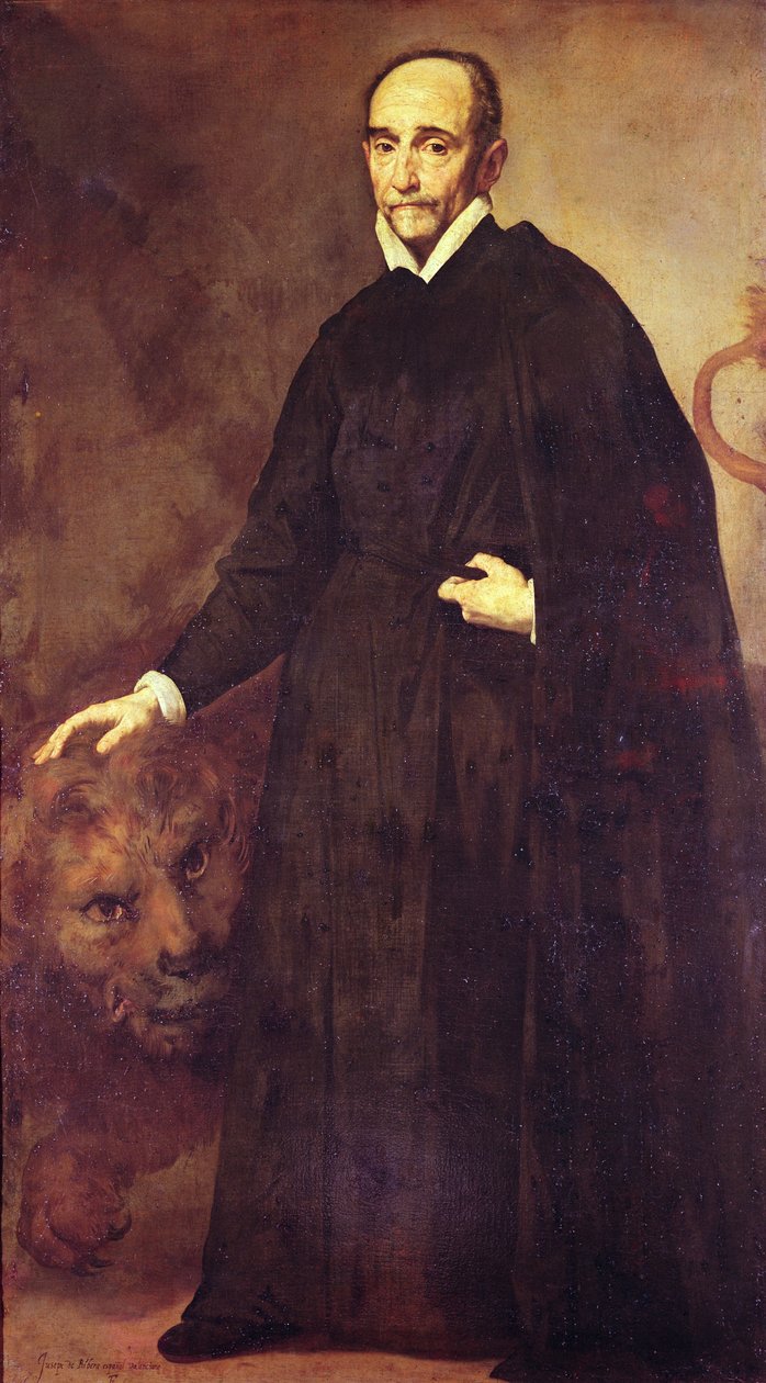 Retrato de um missionário de Jusepe de Ribera