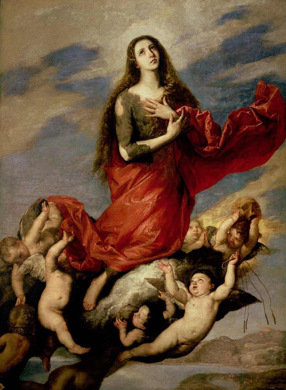 A Assunção de Maria Madalena, 1636 de Jusepe de Ribera