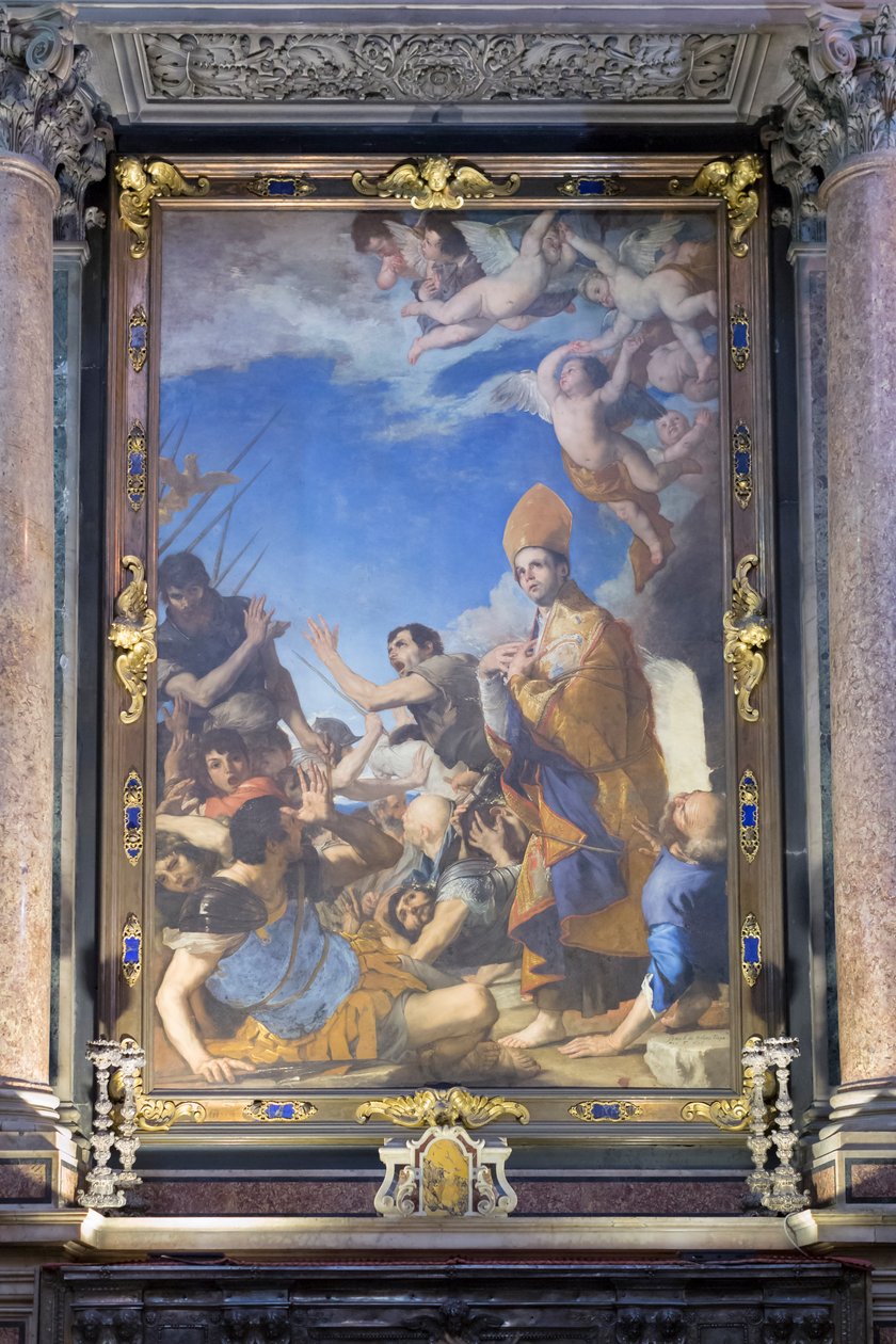 San Gennaro emerge incólume do forno de Jusepe de (1591 1652) Ribera