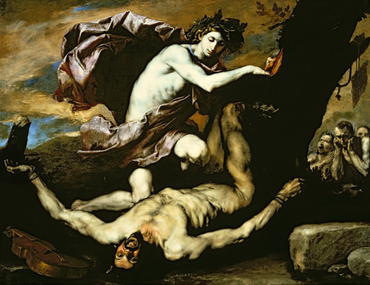 Apollo e Marsyas de Jusepe de (1591 1652) Ribera
