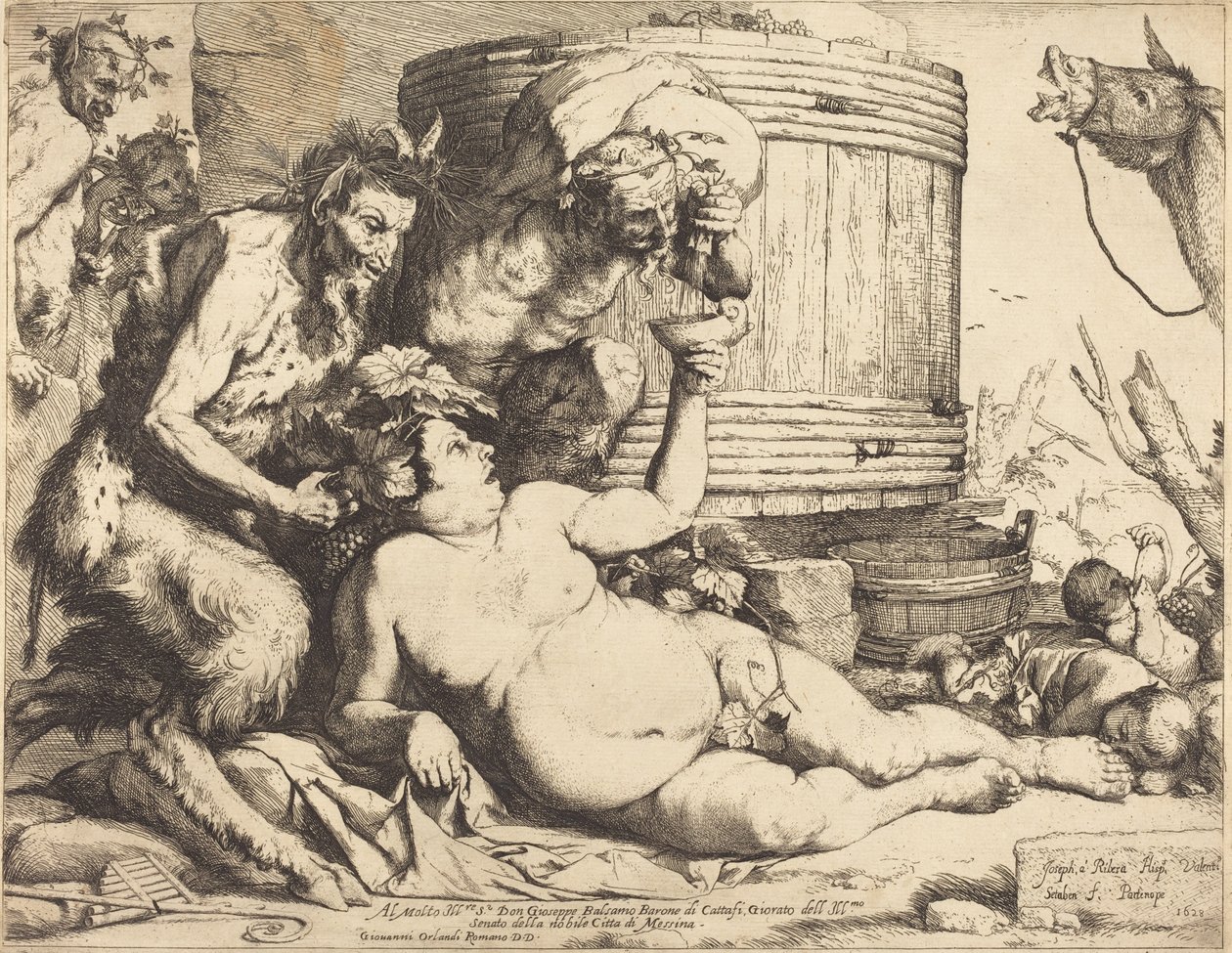 Sileno bêbado de Jusepe de Ribera