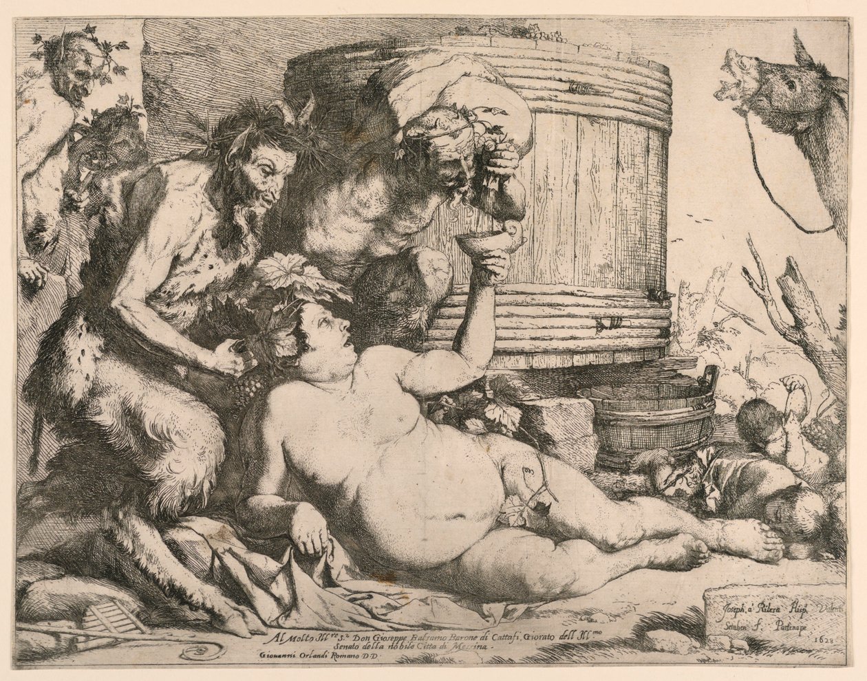 Sileno bêbado de Jusepe de Ribera