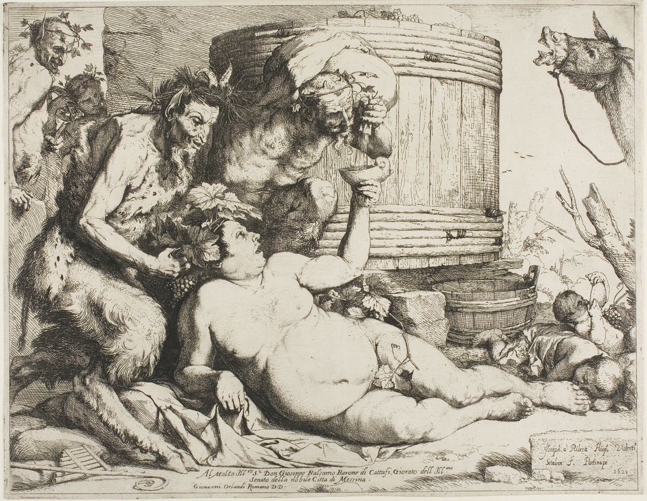 Sileno bêbado de Jusepe de Ribera