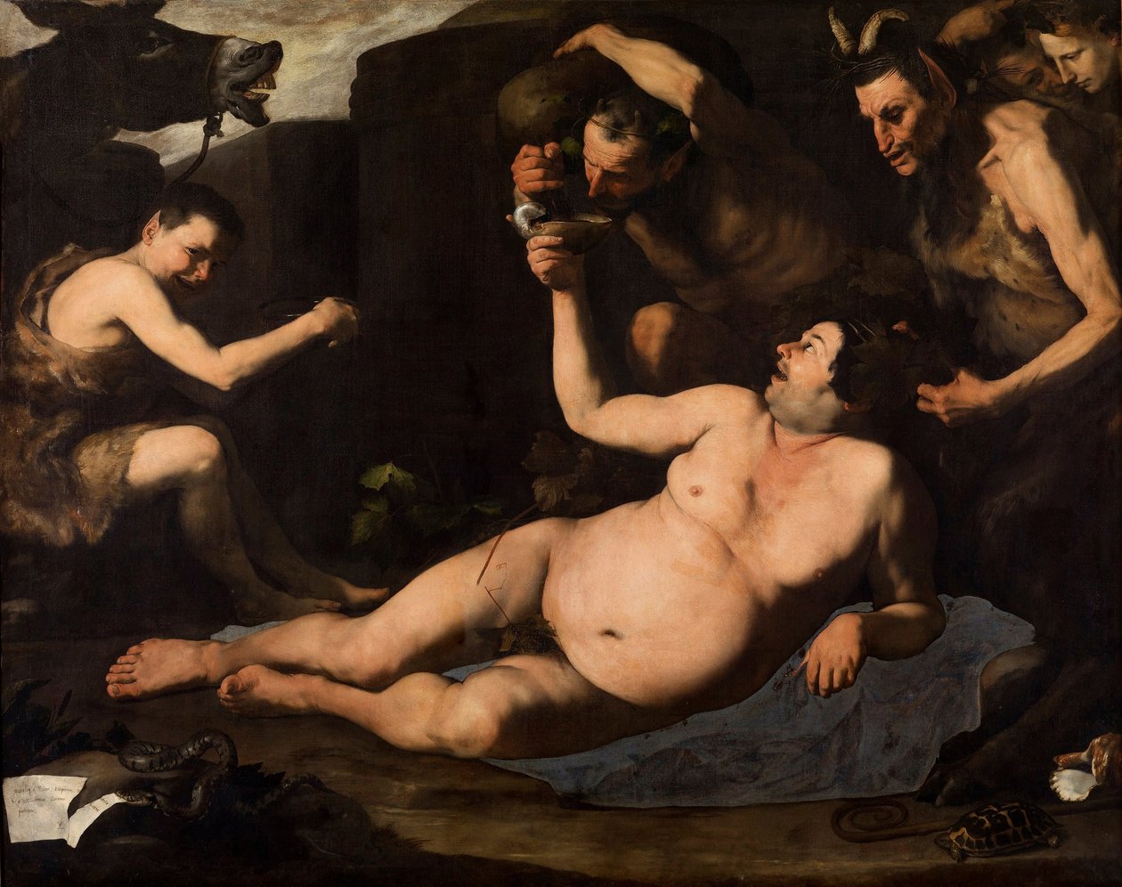   Silenus embriagado de Jusepe de Ribera