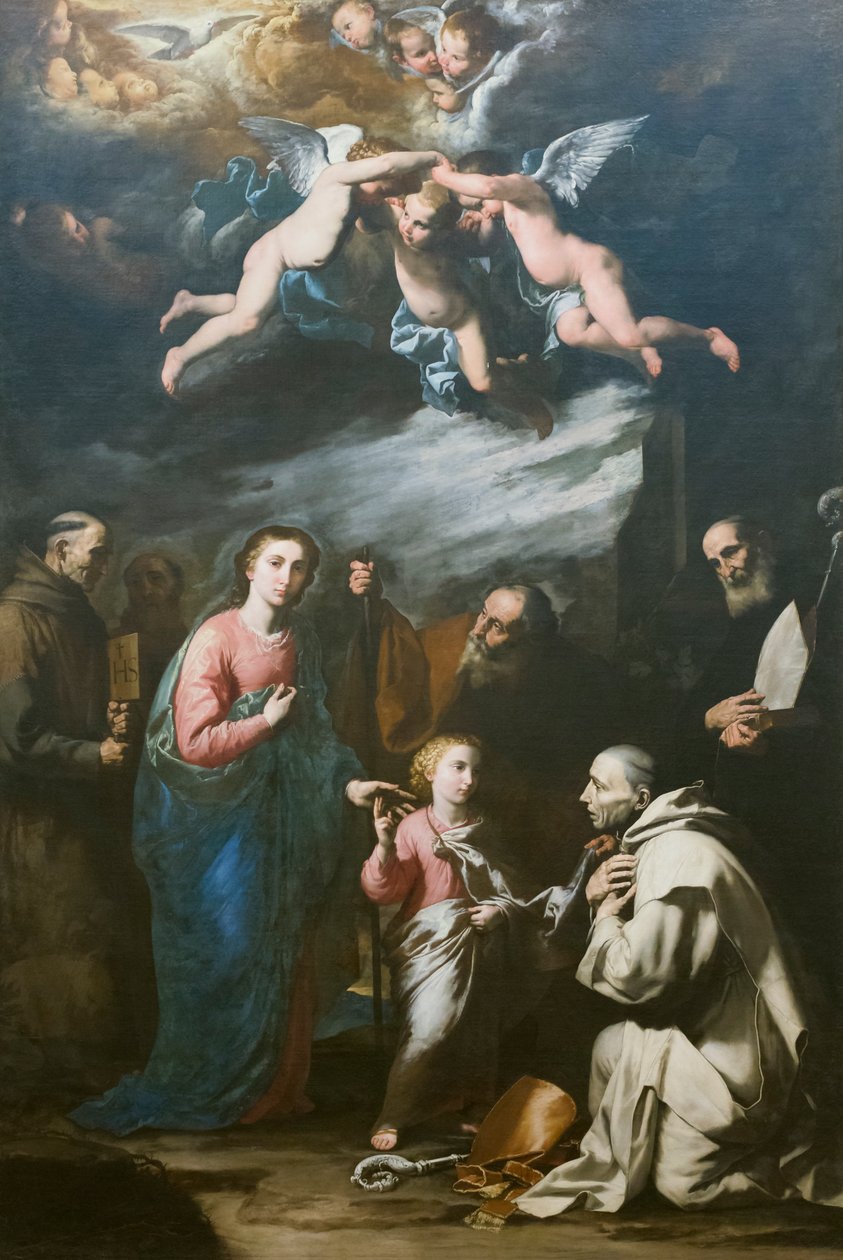 Trindade terrena com o pai eterno de Jusepe de Ribera