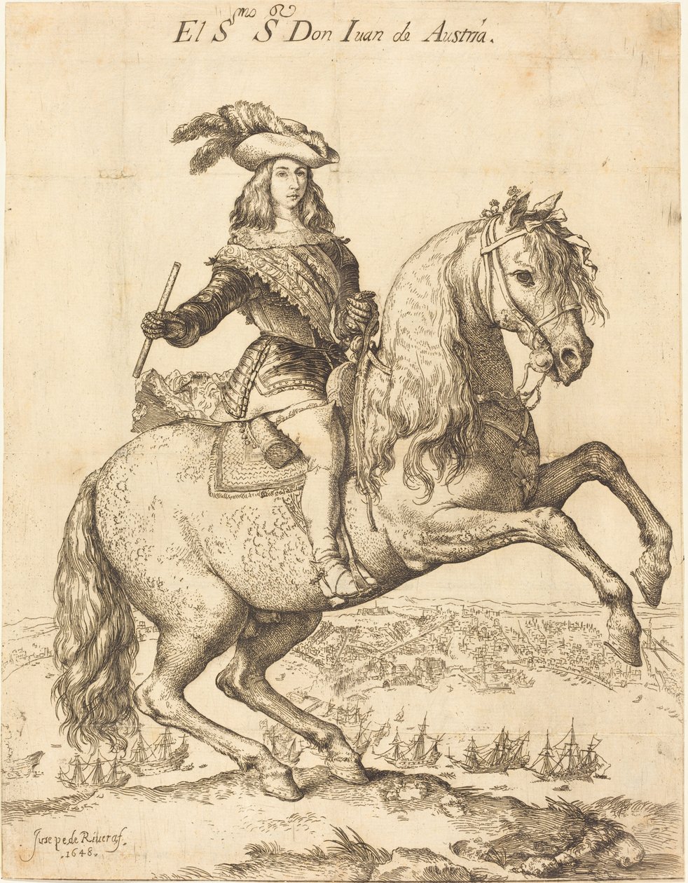 Retrato equestre de Don Juan da Áustria de Jusepe de Ribera