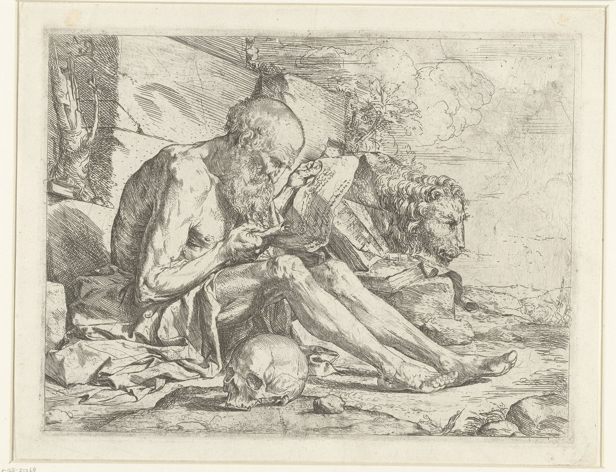 Leitura de Saint Hieronymus de Jusepe de Ribera