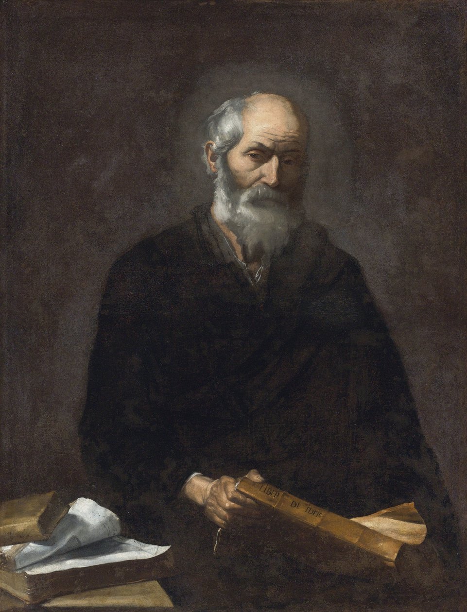 "" O filósofo Platão de Jusepe de Ribera