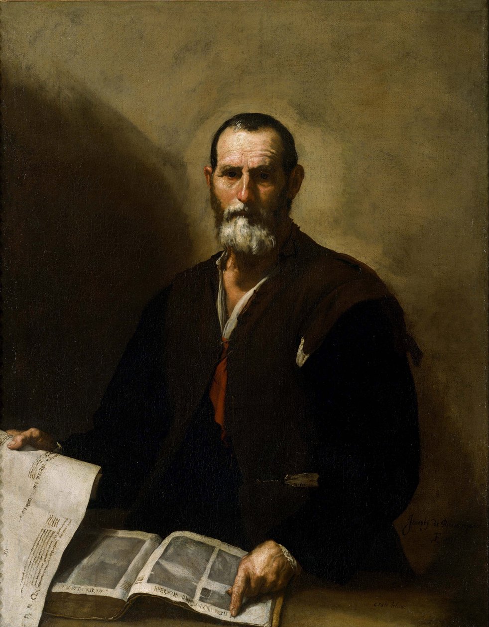 "The Cynical Philosopher Crates of Thebes (365-285 BC)" Pintura de José de Ribera (1591-1652) 1636 Museu Nacional de Arte Ocidental de Tóquio Japão de Jusepe de Ribera