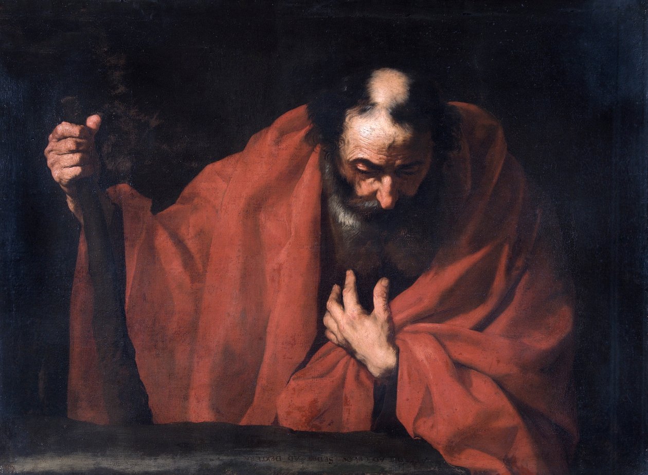"São Tiago, o Grande", século XVII. de Jusepe de Ribera