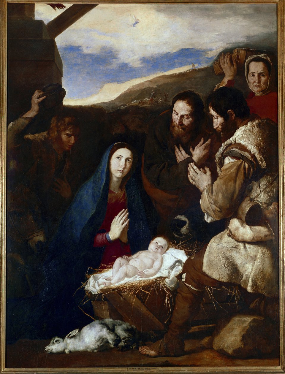 A Adoração da Pintura de Pastores, de José de Ribera dit il Spagnoletto “” the Spanish ”” ” de Jusepe de Ribera