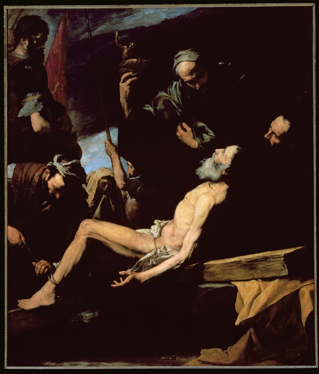 O martírio de Santo André, 1628 de Jusepe de Ribera