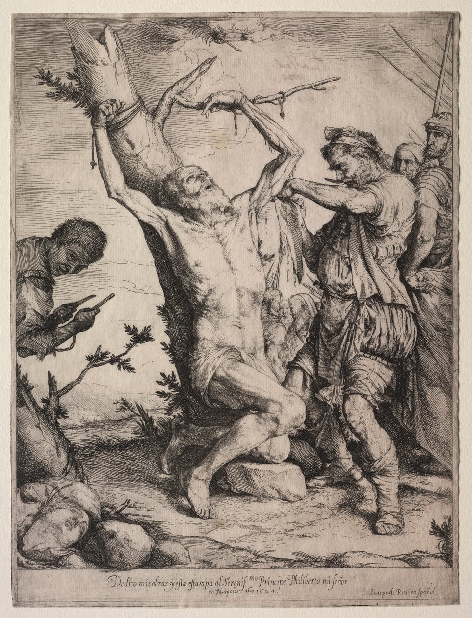 O martírio de São Bartolomeu, 1624. de Jusepe de Ribera