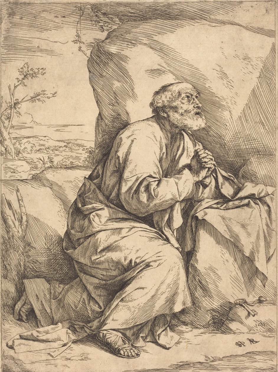 A penitência de São Pedro de Jusepe de Ribera