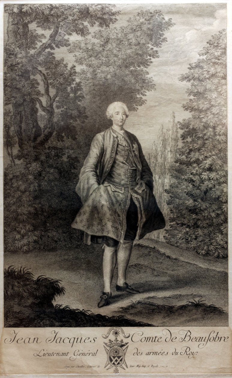 Jean-Jacques, conde de Beausobre (1704-1783), tenente geral dos exércitos de Roy de Justus Chevillet