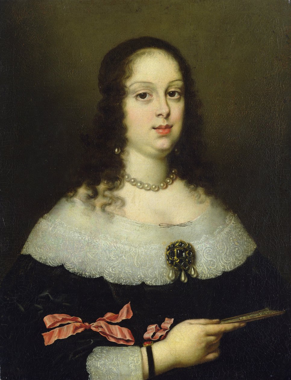 Retrato de Vittoria della Rovere (1622-95), Grã-Duquesa da Toscana de Justus Sustermans