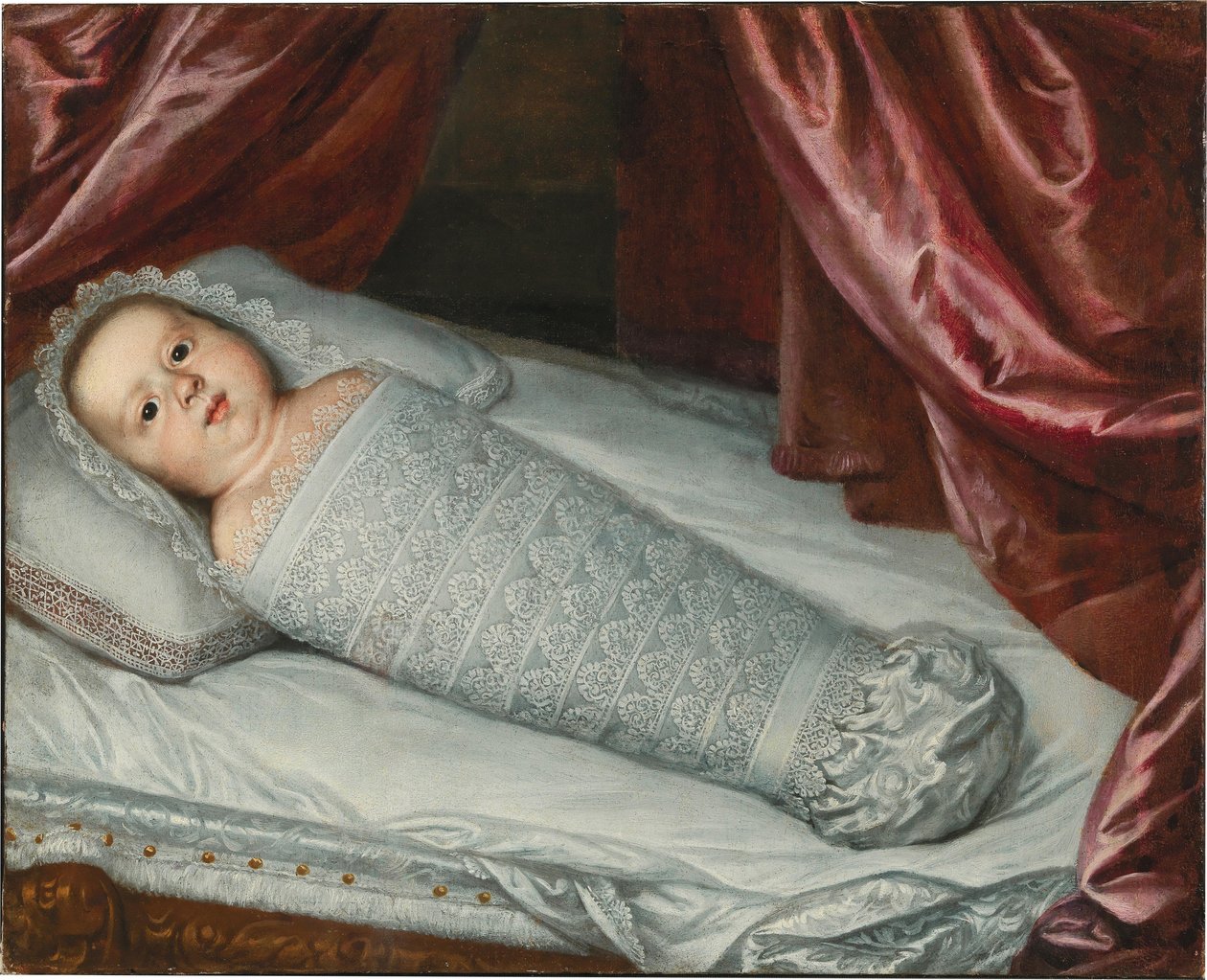 Retrato do infante Cosimo III de &39;Medici em panos de Justus Sustermans
