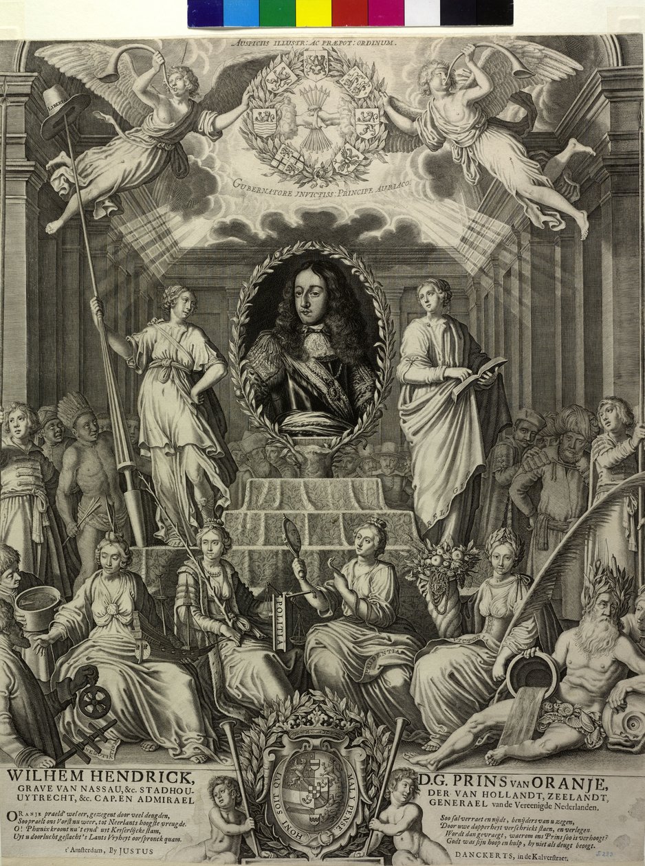 Príncipe de Oranien Guilherme III de Justus Danckertsz