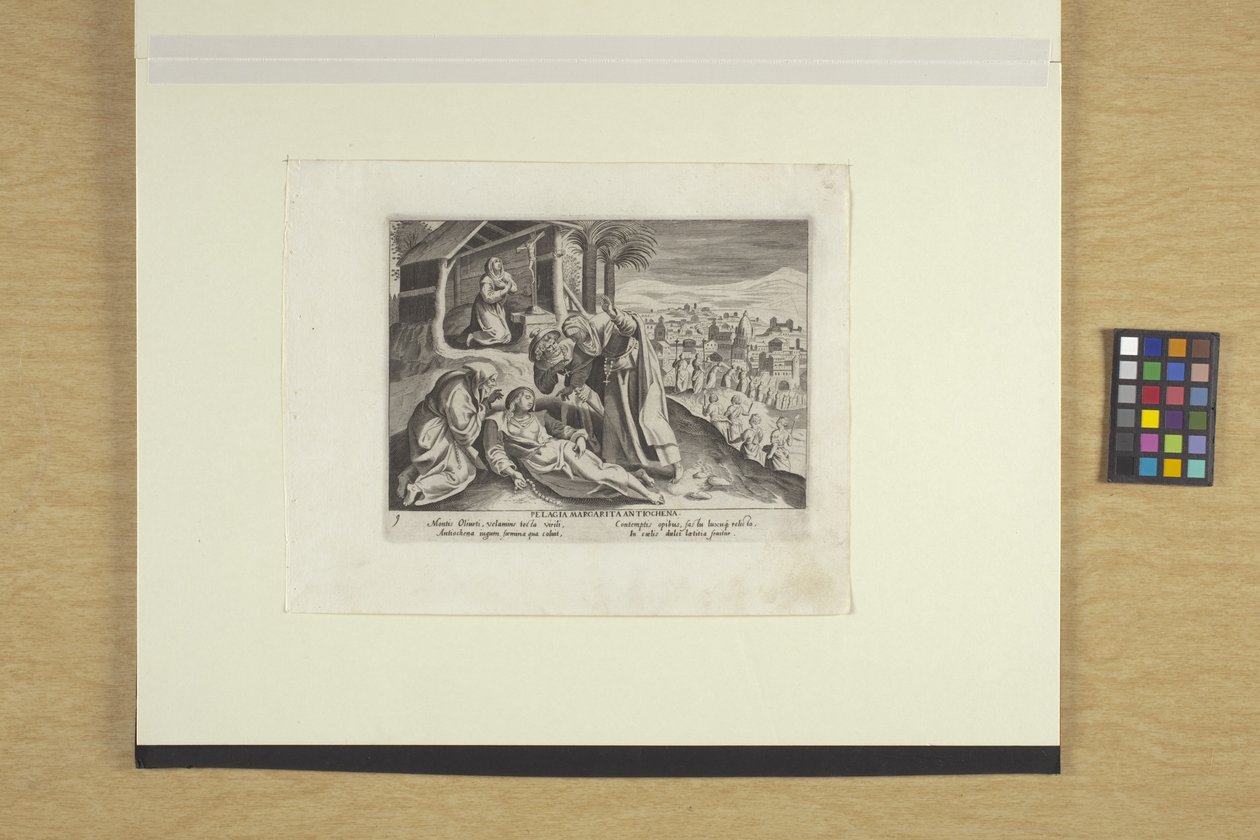 Pelagia Margarita Antiochena de Justus Sadeler