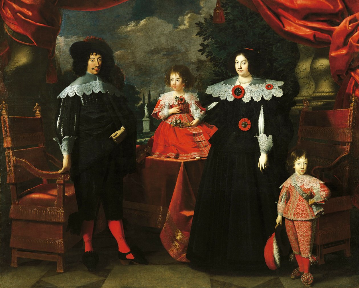 Itália, Modena, A Família de Francesco I d